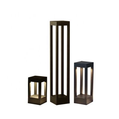 Decoration garden led lawn bollard light for lawn pathway